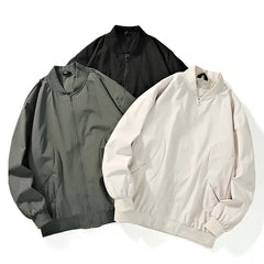 HEARUJOY - Spring Autumn Men Jacket Men Loose Fashion Coat Bomber Jacket Men Workwear Cargo Jacket High Street Outwear