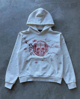 HEARUJOY - American casual skull print exquisite design hooded sweatshirt men's retro classic y2k style street couple big size sweatshirt