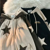 Hearujoy Hip Hop New Harajuku Popular Vintage Corduroy Zipper Hoodie Cardigan Women Street Fashion Joker Sweatshirt Couple Loose Top