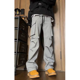HEARUJOY - American Retro High Street Men Straight Wide-leg Casual 2025 New Fashion Trendy Work Pants