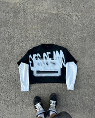 Hearujoy Harajuku fashion street wear men printed hoodie American new casual pullover hoodie Gothic hip hop retro loose sweatshirt