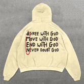Hearujoy Harajuku Oversized Vintage God Letter Print Hoodies Women Men Streetwear High Street Sweatshirt Goth Jacket Y2k Hoodie
