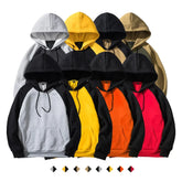 HEARUJOY - Men New Sweatshirts Pullover Hooded Hoodies Spliced Patchwork Pockets Draw String Sweatshirt Loose Sports Casual 2025 New Spring