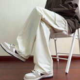 HEARUJOY - Men's Four Seasons Outdoor Fashion Trendy Mountaineering Windproof Straight Pants Comfortable Breathable Sports Pants