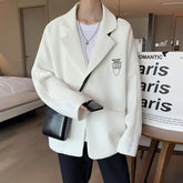 HEARUJOY - Party Men's Suit Jackets Oversize Plus Big Size Male Blazer Coat Single Breasted Clothing Fashion 2024 Elegant Premium