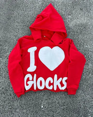 Hearujoy New Creative Lapel Print Hoodie Women Couple Pullover Hoodie High Street Trend Fashion Brand Streetwear Casual Loose Sweatshirt