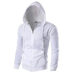 HEARUJOY - Mens Zip Up Hoodie Fleece Lined Jacket Winter Warm Pullover Coat with Hood Casual Streetwear Pullover Sweatshirt