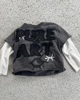 Hearujoy Y2K New Retro Letter Embroidered Long Sleeve American Street Hip Hop Harajuku Fashion Gothic Punk Casual Loose Couple Sweatshirt