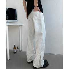 HEARUJOY - Black Casual Pants Men Fashion Gray Sports Pants Men Sweatpants Streetwear Korean Straight Pants Mens Joggers Trousers M-3XL