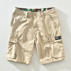 HEARUJOY - Fashion Male Summer Cargo Short Pants Pocket Decoration Cotton Casual Versatile Street Shorts With Multiple Pockets