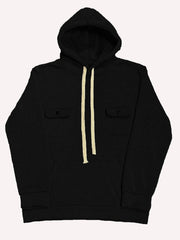 HEARUJOY - Heavy weight Hooded Sweatshirt Men Autumn Winter Plush Multi Pocket Workwear Hoodie Fashion Solid Color Pullover Top Blazer