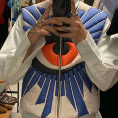 Hearujoy Mens Autumn Winter Eye Printing Y2k Vest Cotton Jacket 2024 New Essential American High Street Casual Loose Jacket For Men