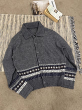 HEARUJOY - Streetwear Vintage Sweatercoats Men's Autumn Winter Casual Button-up Lapel Sweater Cardigans Men Fashionable Slim Fit Sweaters