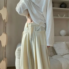 Hearujoy Work Slim Fit Man Suits Pants Office Straight Tressed Trousers for Men Fabric Luxury Anti-wrinkle Summer 2024 Dress New in Wear