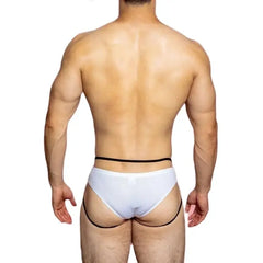 Hearujoy Men's Briefs Sexy Underwear For Men Half Wrapped Two Pieces Gay Men's Panties Sissy Breathable Ropa Interior Hombre Underpants