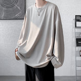 HEARUJOY - Spring Mens T Shirt Hip Hop Casual Tops Tees T Shirt White Big Size Top Men's Clothing Oversized Streetwear Korean Tees