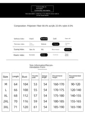 HEARUJOY - Men's Fashion Inside Crew-neck Knit Hoodie Version Loose Breathable Autumn and Winter Sweater Men Casual