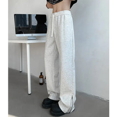 HEARUJOY - Black Casual Pants Men Fashion Gray Sports Pants Men Sweatpants Streetwear Korean Straight Pants Mens Joggers Trousers M-3XL