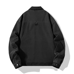 HEARUJOY - American Heavy Cargo Men's Casual Design Sense Loose Thin Flight Jacket Spring and Autumn New