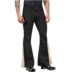 HEARUJOY - Summer Men's Casual Flared Slim Fit Cargo Pants Classic Business Straight Loose Trousers