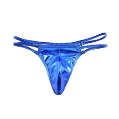 Hearujoy Man's Underwear Men Thong Jockstrap Imitation Leather Gay Men Underwear Tanga Hombre Sexy Men Underwear Sissy Panties G String