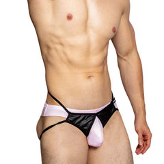 Hearujoy Men's Briefs Sexy Underwear For Men Half Wrapped Two Pieces Gay Men's Panties Sissy Breathable Ropa Interior Hombre Underpants