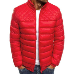 HEARUJOY - Winter Style Men's Solid Color Hooded Cotton Jacket Jacket Cotton Jacket