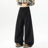 HEARUJOY - Oversized Corduroy Pants Men Retro Wide Leg Pants Men Streetwear Korean Loose Casual Pants Mens Suit Pants Male Vintage Trousers