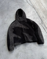 HEARUJOY - Street Fashion Harajuku Retro Solid Color Jacket Tops Men Y2k American Trendy Brand Casual Loose Oversized Zipper Jacket Women