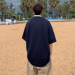 HEARUJOY - New Men Polo Shirt Business Autumn Polo Shirt Long Sleeve Casual Male Polo Shirt Fit Slim Korean Clothing Button Shirts Q66