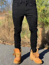 HEARUJOY - Slim-fit Men'S Washed Jeans