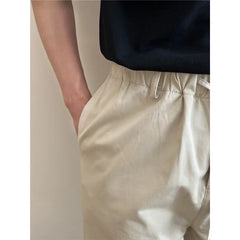 Hearujoy Summer Casual Pants Men Retro Straight Pants Men Japanese Streetwear Loose Wide Leg Pants Mens Vintage Trousers M-2XL 
