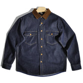 HEARUJOY - Autumn Heavyweight Vintage American Amekaji Denim Safari Shirt Jacket - Men's Relaxed Fit Casual Long-Sleeve Shirt Coat