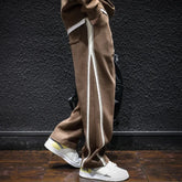 Hearujoy Casual Pants Man Long Pocket Fashion Trousers For Men Spandex Big Size Baggy Vintage Designer Slacks Xxxl Korean Style Cotton