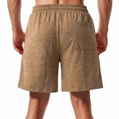 HEARUJOY - summer new men's loose and simple tie dye loop casual sports 5-point shorts