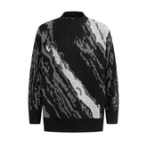 Hearujoy New Contrast Color Pullover Winter Sweaters for Men and Women Vintage Patchwork Loose Casual Sueter Oversized Fall Clothes