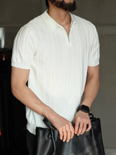 HEARUJOY - Leisure Men's Knit Short Sleeve Polo Shirts Vintage Solid Color Slim Fit Knitting Tops For Mens Summer Fashionable Pullover Polo