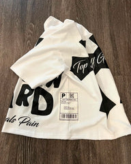 Hearujoy Y2k Gothic Streetwear Letter Print T Shirts Oversized Loose Cotton O Neck Short Sleeve Harajuku Fashion Men Women Clothing Tops