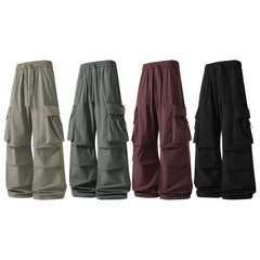 HEARUJOY - Men's Mountain Outdoor Tactical Cargo Pants With 3D Pockets Quick Dry Lightweight Summer Hiking Camping Fishing Workwear Pants