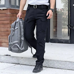 HEARUJOY - Safari Style Men new y2k Camouflage Full pants Spring Summer Quick Dry Outdoor Train Streetwear Male Sports Wide Cargo Trousers