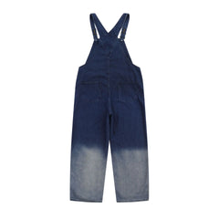 HEARUJOY - Tie Dye Gradient Star Embroidered Denim Overalls For Men And Women Loose Casual Suspender Jumpsuit Streetwear Jeans Trousers