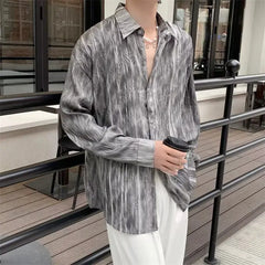 HEARUJOY - Casual Long-sleeved Shirt ForMen's Clothing Autumn Trendy Brand Sun Protection