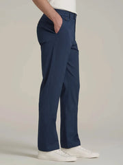 HEARUJOY - Stylish Solid Color Mens Suit Trousers Spring Fall Outdoor Casual Pleated Textured Pants Men Daily Leisure Loose Straight Pants