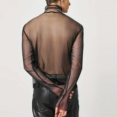 HEARUJOY - Solid Turtleneck Shirts Mens Turtleneck T-Shirts Vacation Wear Fashion Streetwear Suitable For Summer Summer Wear