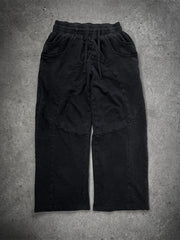 HEARUJOY - Outdoor Casual Men's Loose Sweatpants 2025 Autumn Y2K Style Double Waist Drawstring Straight Pants For Men Hip Hop Baggy Pants