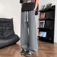 HEARUJOY - Men's New Fashionable Handsome High-quality Casual Pants Comfortable and Versatile Breathable Fashionable Straight Leg Pants