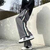 HEARUJOY - Wide Leg Male Sports Pants Trousers Deals Trend New in Retro Comfortable Cool Essential Elegant Korean Men's Sweatpants Hip-hop