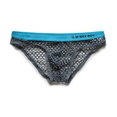Hearujoy Underwear Man Sissy Men's Panties Big Mesh Gay Sexy Underwear Breathable Calcinha Low-Rise Slips Thongs Men Hollow Calzoncillos