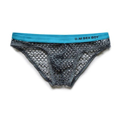 Hearujoy Underwear Man Sissy Men's Panties Big Mesh Gay Sexy Underwear Breathable Calcinha Low-Rise Slips Thongs Men Hollow Calzoncillos