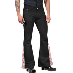 HEARUJOY - Summer Men's Casual Flared Slim Fit Cargo Pants Classic Business Straight Loose Trousers